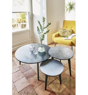 BOOL - Table basse béton ciré petit modèle