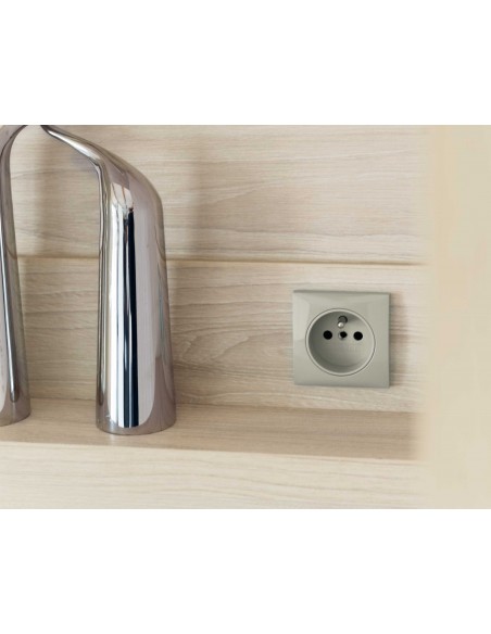 MAGIK - Armoire lit escamotable horizontale avec canapé accoudoirs en tissu