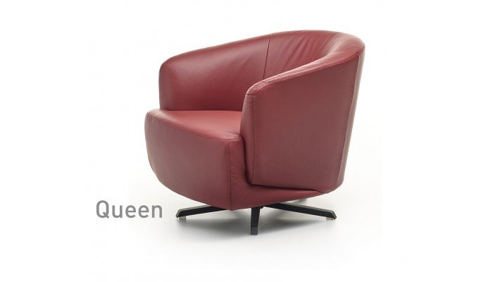 SALSA - Fauteuil tango QUEEN, option pieds étoile