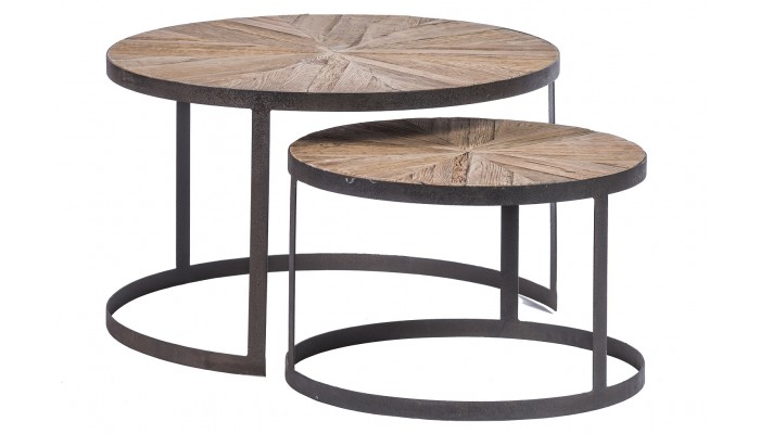 ALMA - Set de 2 tables rondes