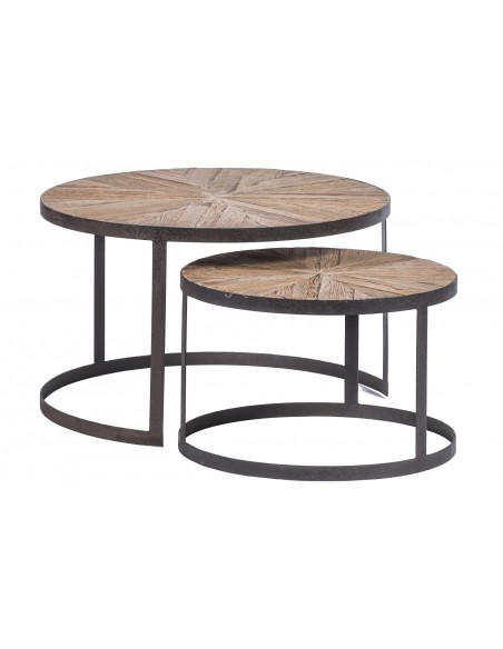 ALMA - Set de 2 tables rondes