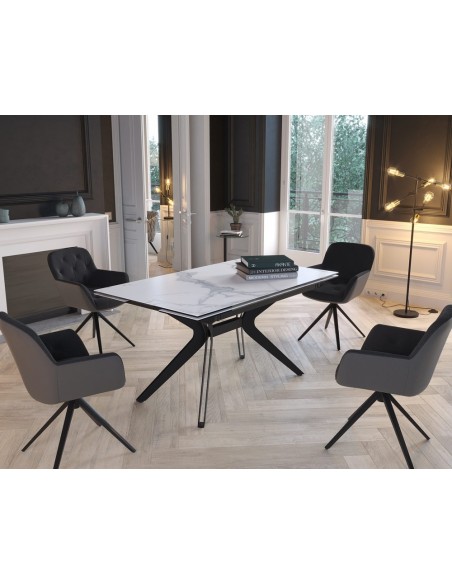 ATTRAIT - Table 2 allonges rétractables