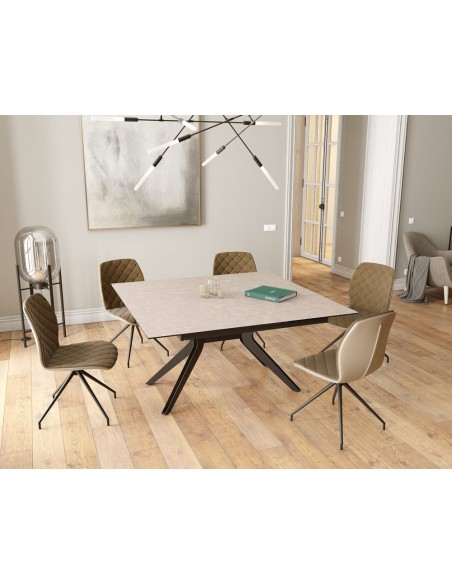 ATTRAIT - Table 2 allonges rétractables