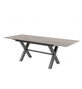 FORCE - Table C avec 1 allonge centrale de 60 cm en...