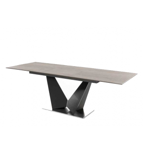 FORCE - Table B avec 1 allonge centrale de 60 cm en...