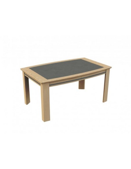 CADIX - Table tonneau extensible plateau céramique 3 finitions