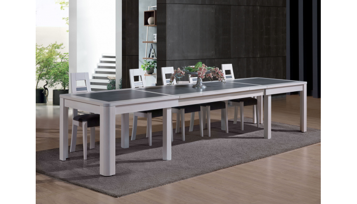 SUN - Table extensible 3 allonges centrales...