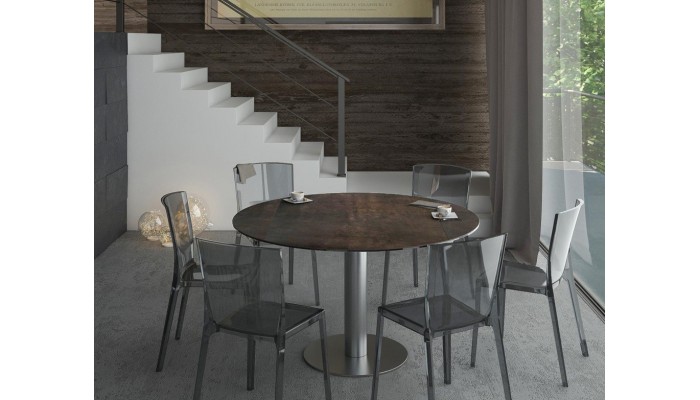 UNA - Table de repas extensible deux allonges...