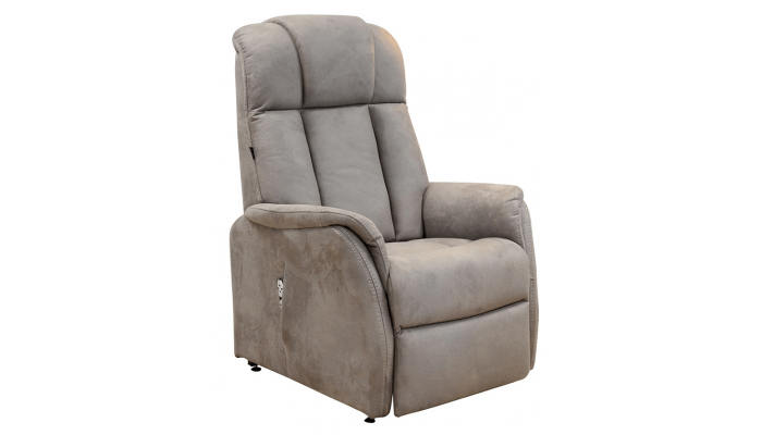 ENGIE - Fauteuil relax et releveur bi-moteurs tissu microfibre